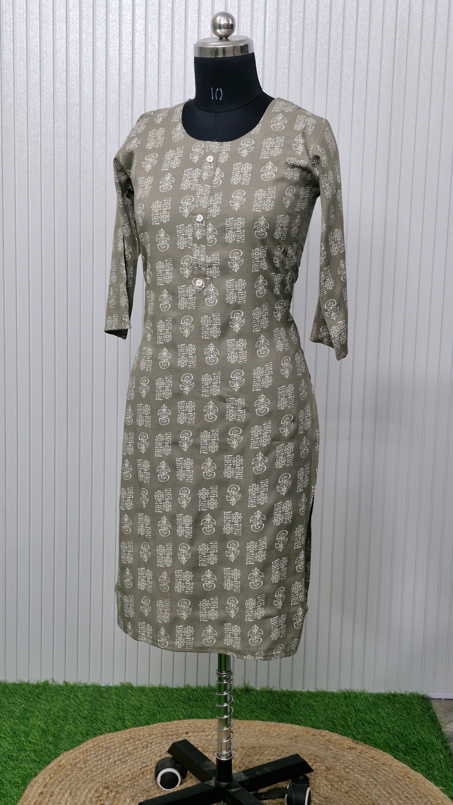 Ethereal Echoes Block Print Suit Set
