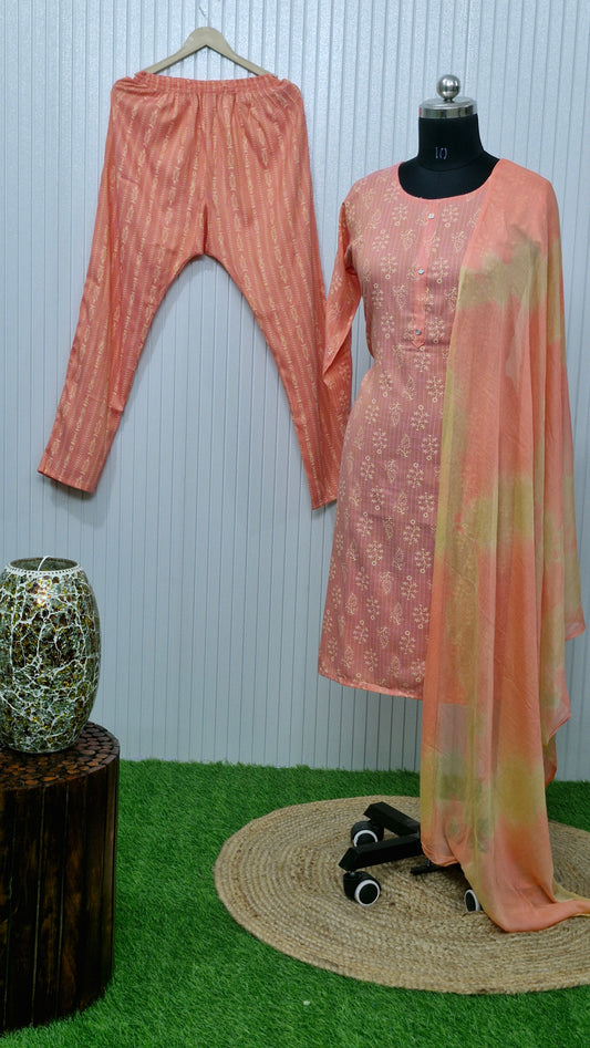Sunset Bloom Tie-Dye Set