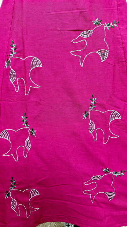 Blush Bloom Spaghetti Kurta Set